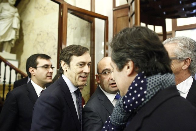 Rafael Hernando y Carlos Floriano