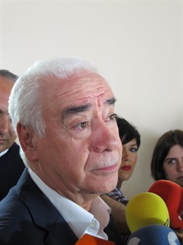 Luciano Alonso en declaraciones a los medios de comunicación