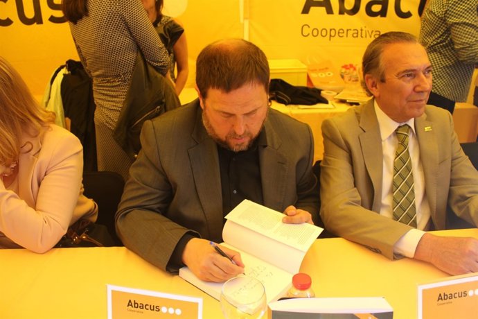 Oriol Junqueras y Justo Molinero 