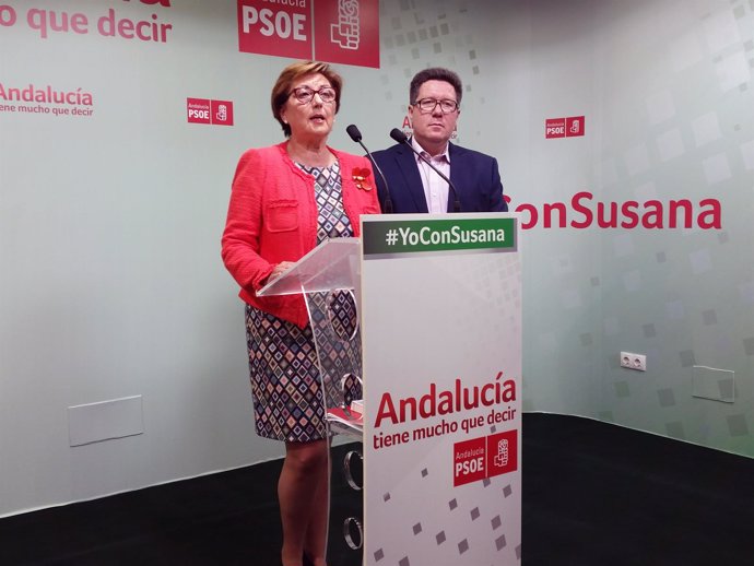 Marisa Bustinduy y Rodrigo Sánchez (PSOE-A)