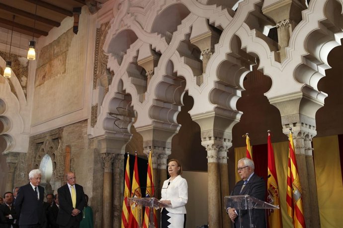 Luisa Fernanda Rudi durante su intervención