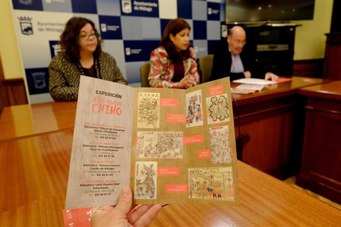 Láminas de dibujo a tinta del Año Nuevo Chino 