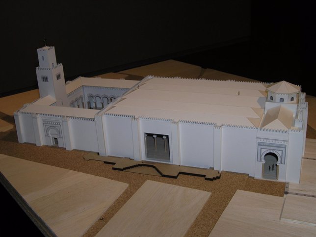 Maqueta de la mezquita de Tudela. 