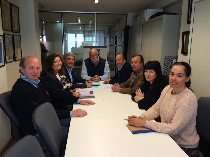 Mariano Marín, en la reunión