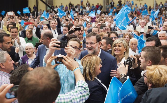 Mariano Rajoy en un acto en Alicante