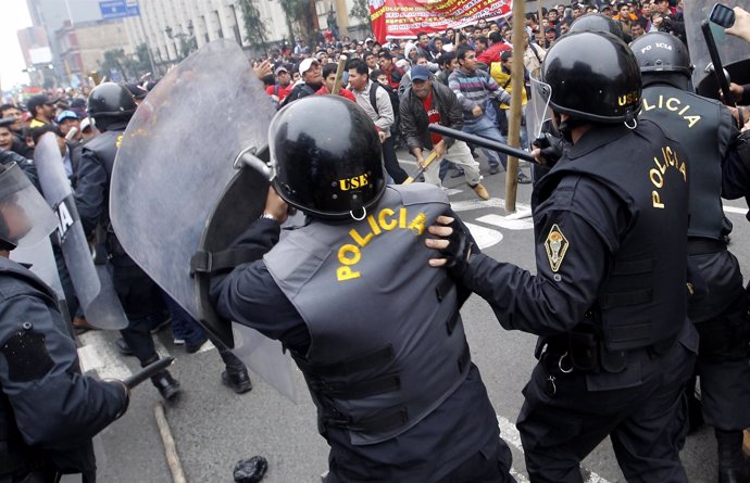 Protestas en Perú