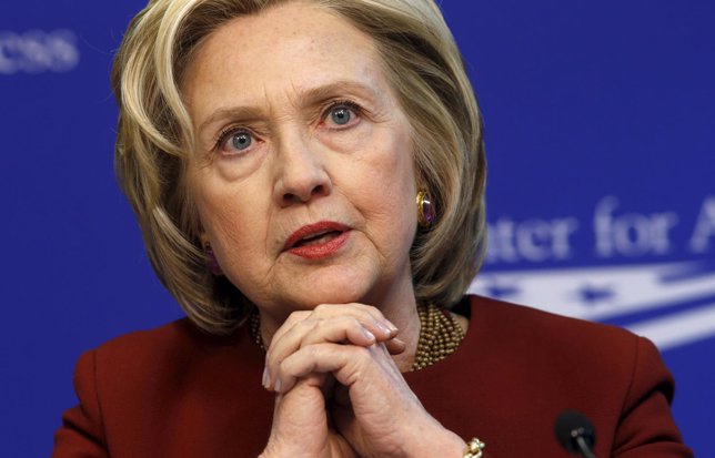 La candidata presidencial Hillary Clinton