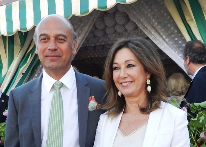 Ana Rosa Quintana con su marido Juan Muñoz 