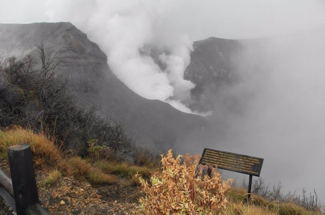 Volcán Turrialba en Costa Rica