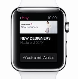 App de apple watch para vente-privee