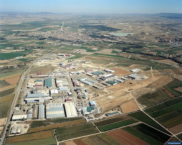 Polígono industrial de Valdeferrín, en Ejea