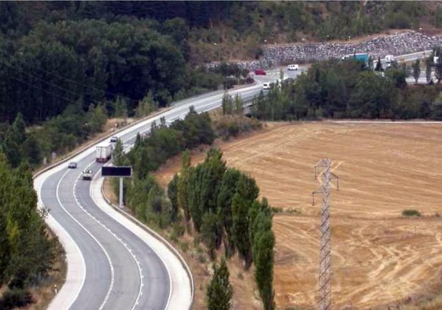 Tramo de la Ronda de Pamplona. 