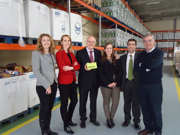 Bankia Apoya Con 10.000 Euros La Labor Del Banco De Alimentos De Valladolid
