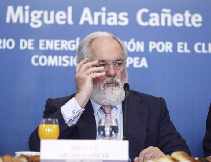 El comisario europeo de Energía, Miguel Arias Cañete