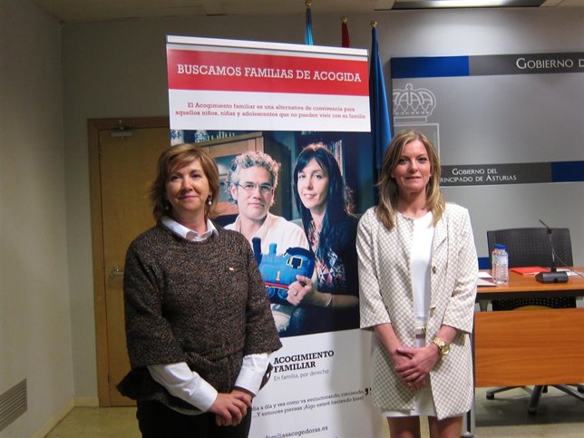 GRaciela Blanco y Celia Fernández, presidenta de Cruz Roja en Asturias