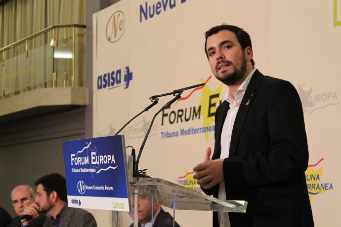 Garzón en un desayudo informativo en Valencia