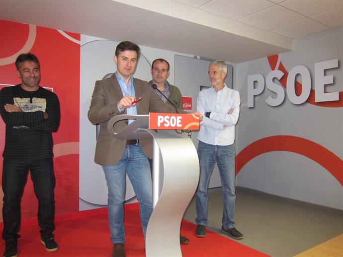 El candidato socialista a la Alcaldía de Gijón, José María Pérez.