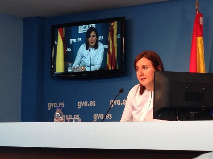 María José Català tras el pleno del Consell