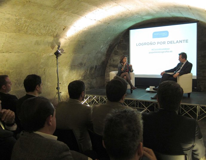 Gamarra y Cremades, en el Foro 'Logroño por delante'