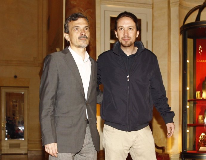 José Manuel López Rodríguez y Pablo Iglesias