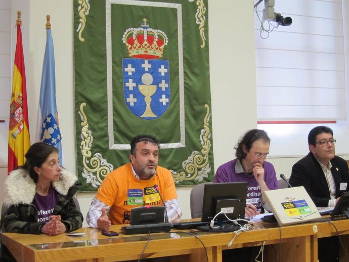 Afectados por preferentes en el Parlamento gallego