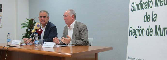 Tovar con el presidente del Sindicato Médico