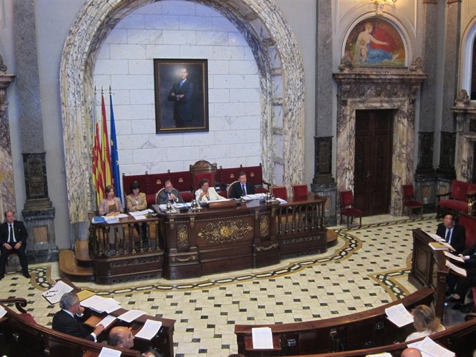 Imagen del pleno de este viernes