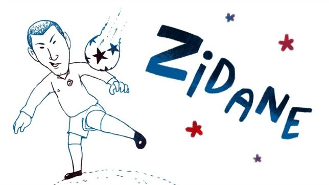 La vida de Zidane en dibujos