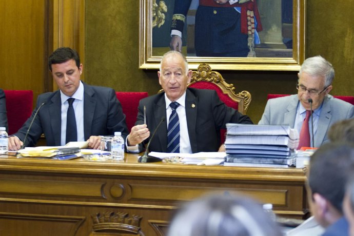 Amat preside el pleno de la Diputación Provincial de Almería