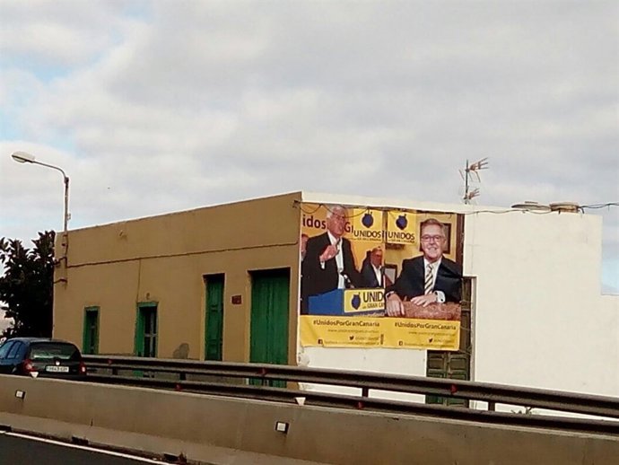 Cartelería de Unidos por Gran Canaria