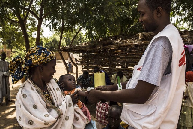 Tratamiento contra la malaria en Níger