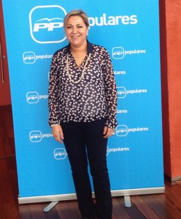 La coordinadora de la campaña autonómica del PP, Rosa Valdeón