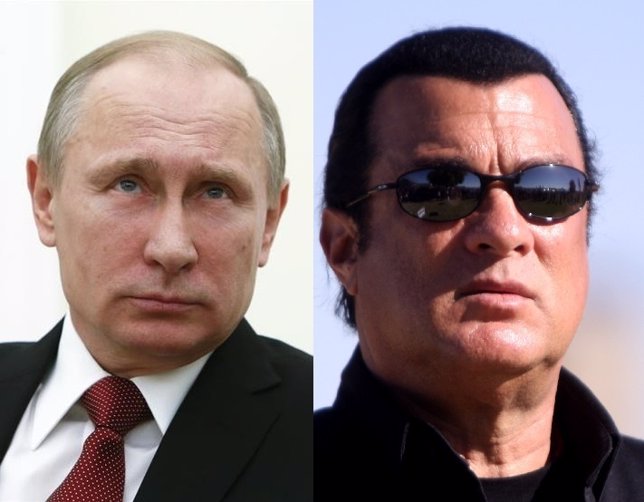 Putin propuso al actor Steven Seagal como emisario de Rusia en EEUU