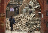 Imágenes del devastador terremoto en Nepal