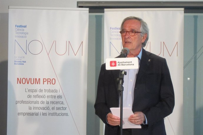 El alcalde de Barcelona, Xavier Trias, en el Festival NOVUM