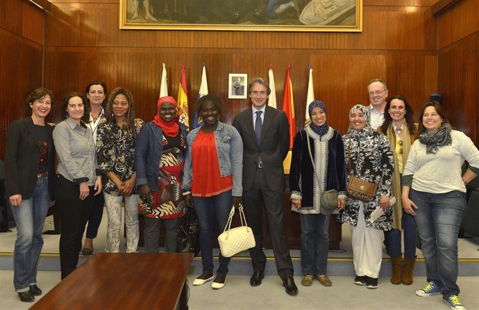Reunión con las participantes de este programa europeo