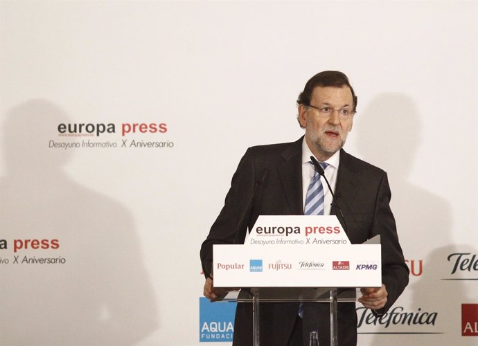 Rajoy en los Desayunos de Europa Press