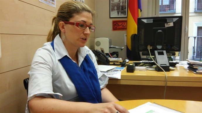 Raquel López, candidata de IU al Ayuntamiento de Madrid
