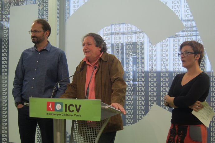 Joan Herrera, Jaume Bosch y Marta Ribas