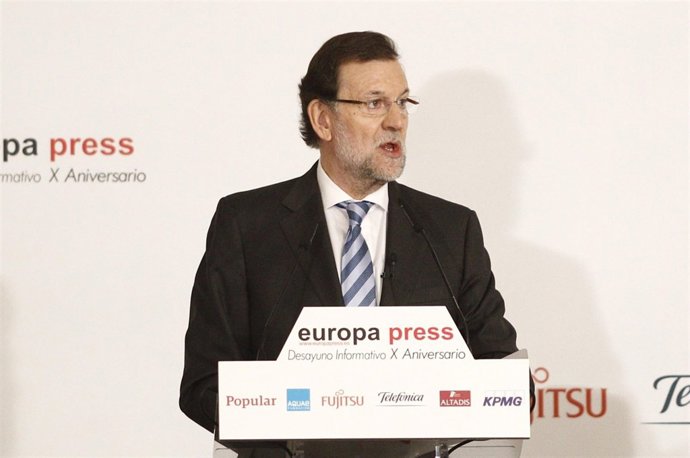 Rajoy en los Desayunos de Europa Press