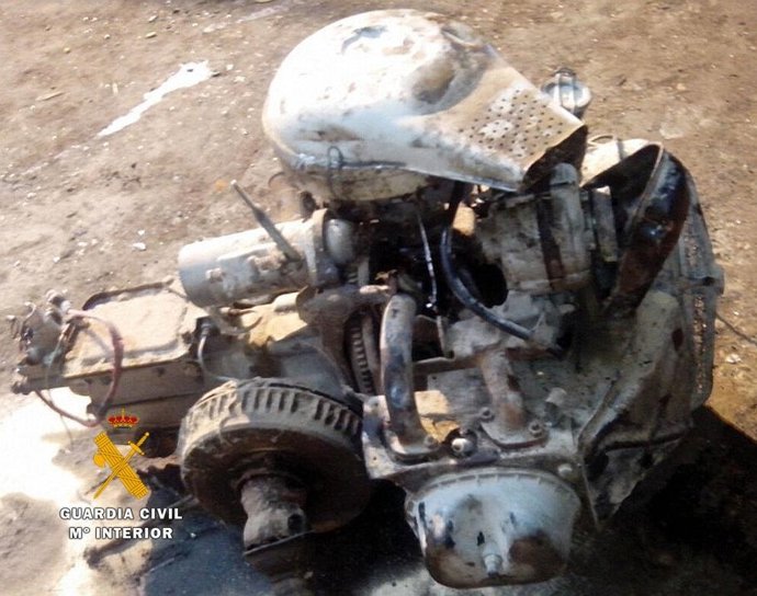 Motor sustraido en La Bureba