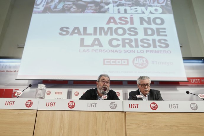 Toxo y Méndez presentan los actos del Primero de Mayo