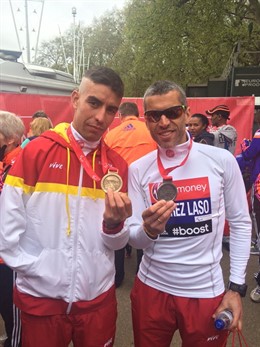 Abderrahman Ait Alberto Suárez paralímpicos maratón Londres