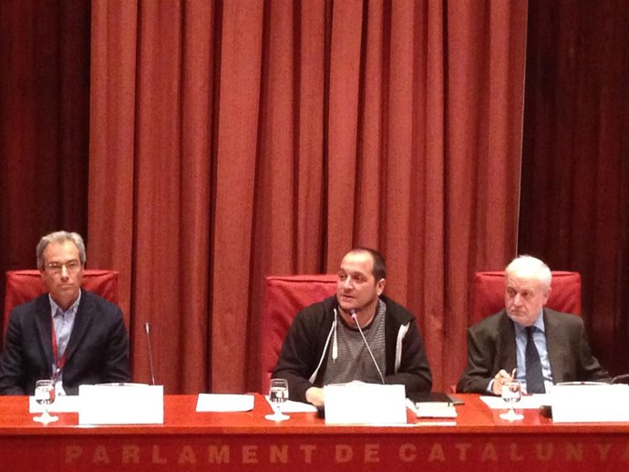 Ricard Puignou en la comisión del fraude del Parlament