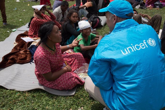 Unicef presta asistencia en Nepal tras el terremoto