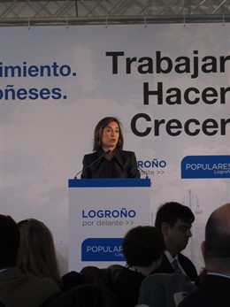 Cuca Gamarra, en la conferencia