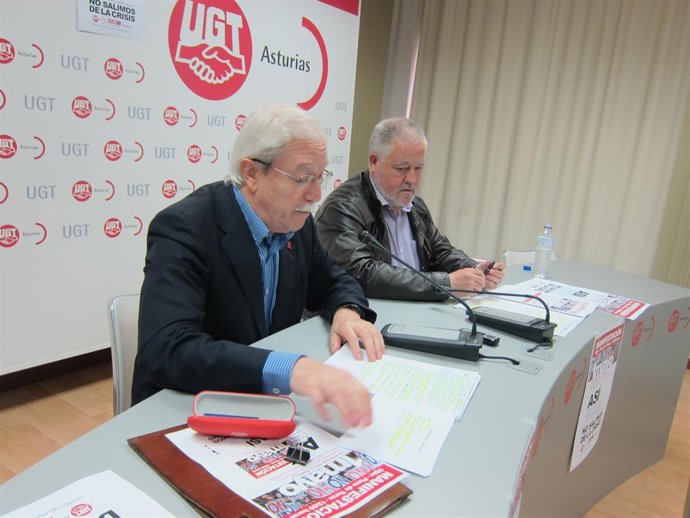 Braga (izquierd) y Pino, en rueda de prensa. 