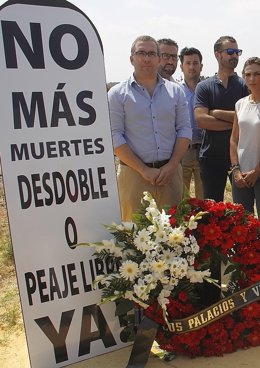 Protesta en demanda del desdoble.