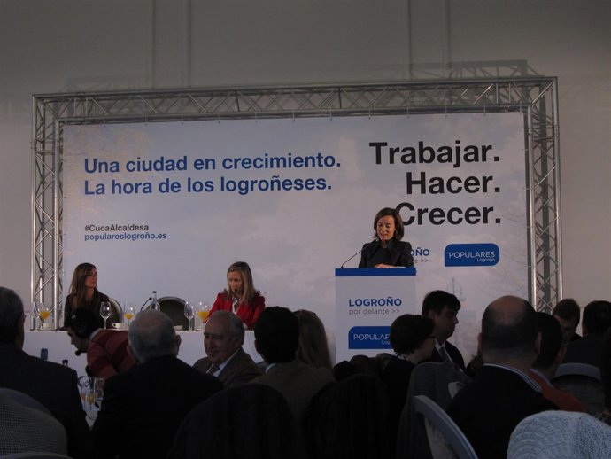 Gamarra, durante su intervención