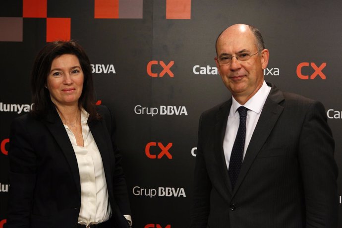 Cristina de Parias y Xavier Queralt (CatalunyaCaixa)